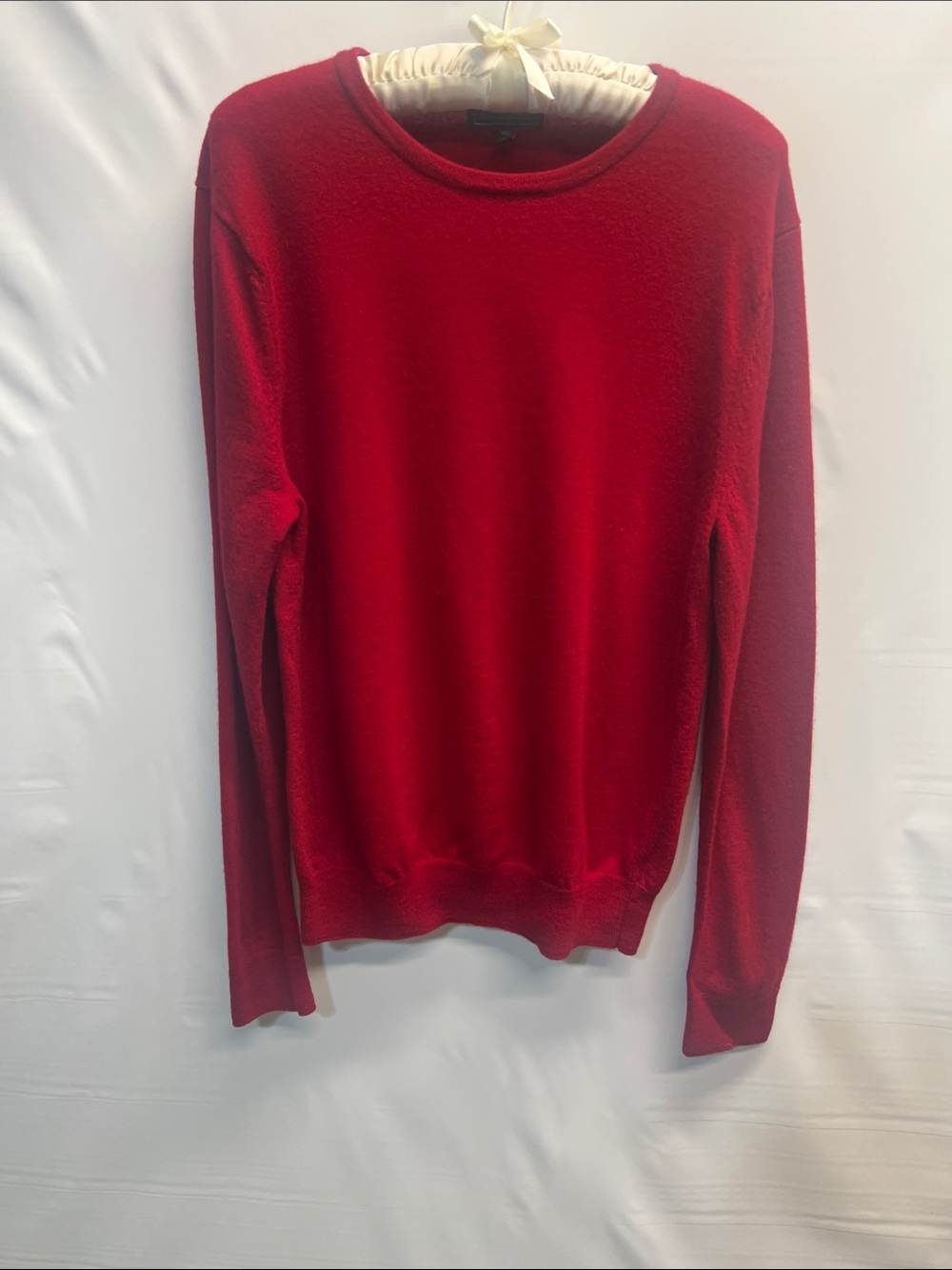 Express Red Merino Wool Crewneck Sweater Size L